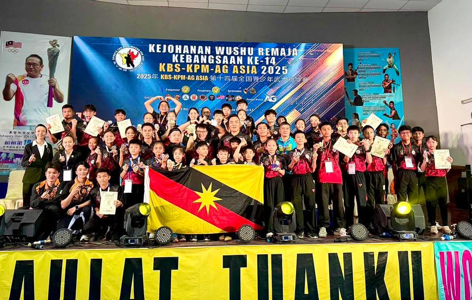 Sarawak among top three at National Junior Wushu Championships
