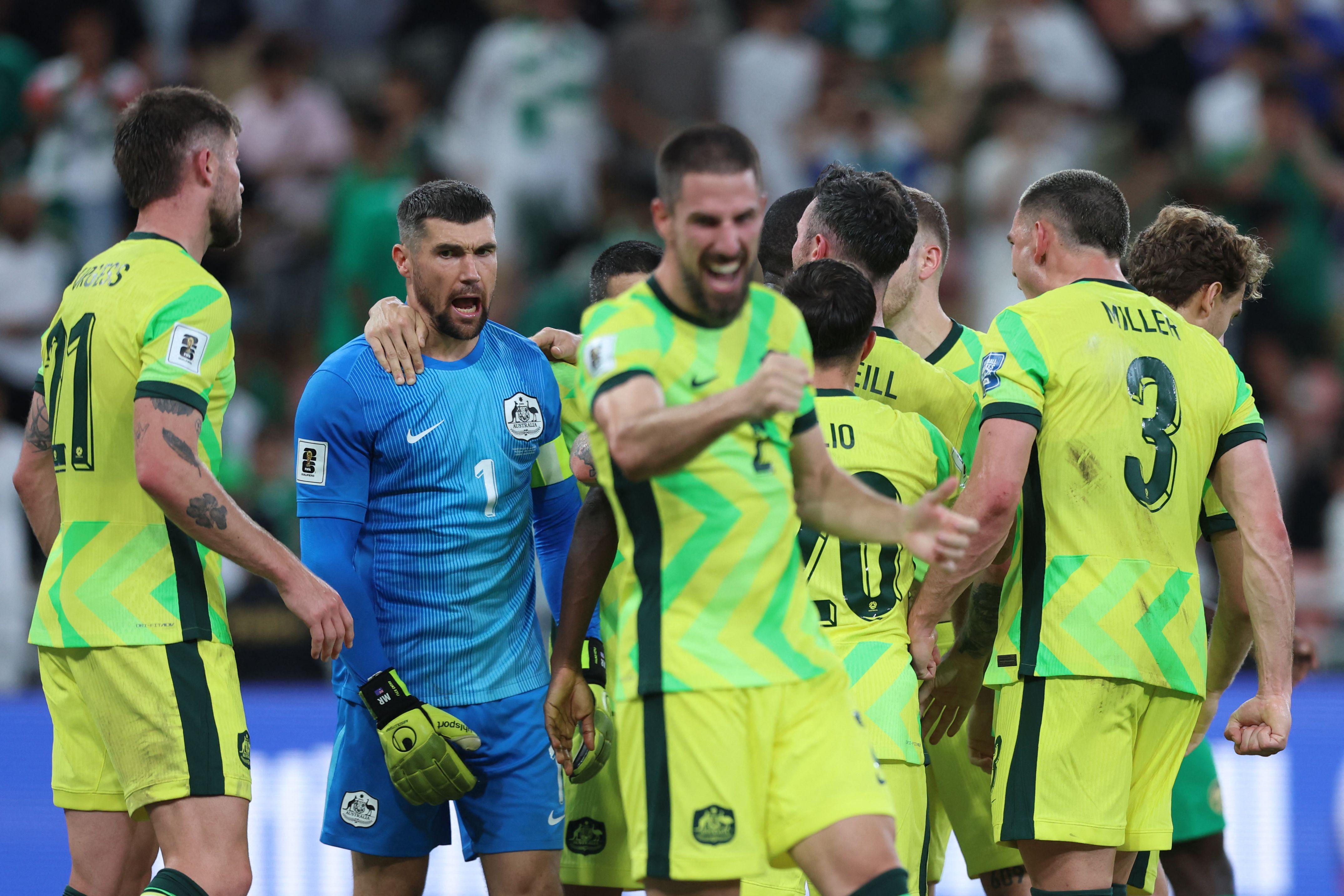 Australia seal World Cup spot with win over Saudi Arabia, as Oman deny Palestine