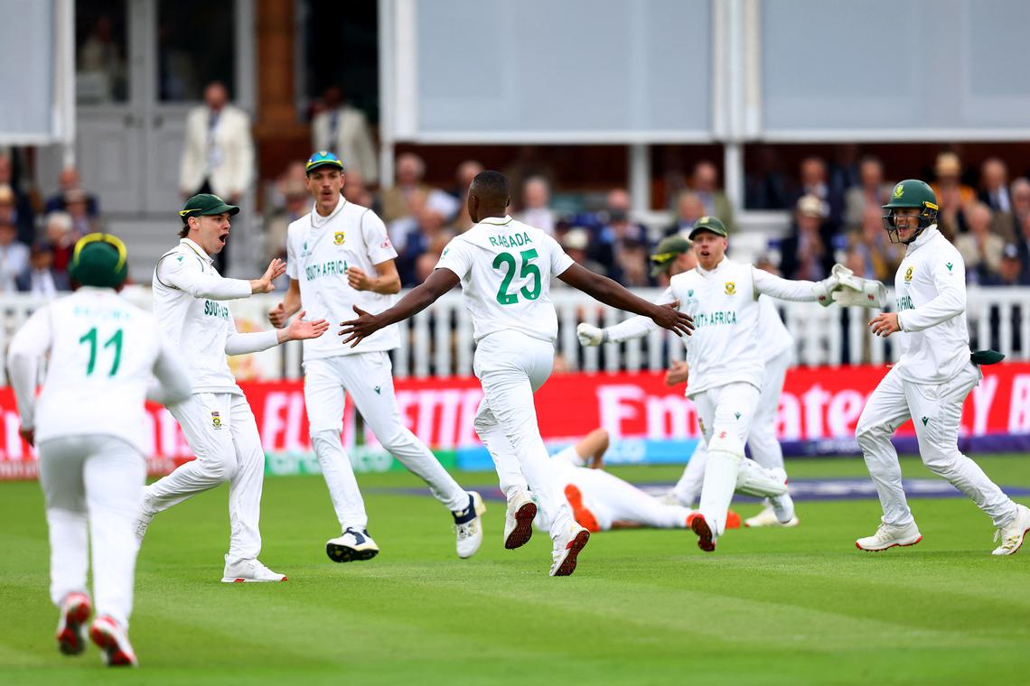 South Africa bowlers leave Australia reeling at start of WTC final