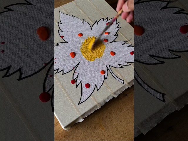 Satisfying art in seconds Using Masking Tape #easyart #art #diy #short