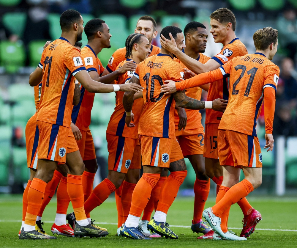Netherlands thrash Malta 8-0, Poland stumble against Finland in World Cup qualifying clash