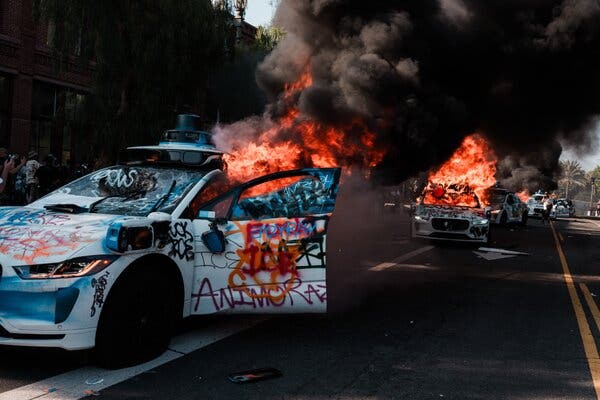 Waymo Limits Service in San Francisco as Immigration Protests Spread