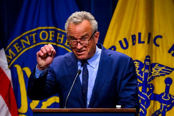 Kennedy Removes All C.D.C. Vaccine Panel Experts