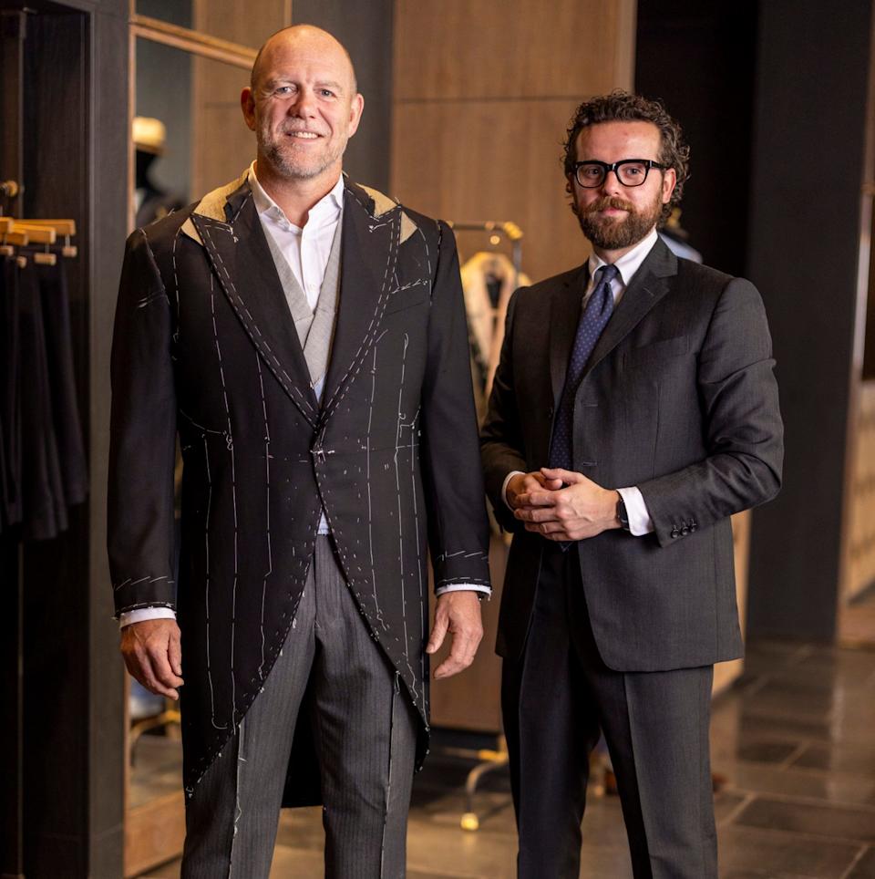 Mike Tindall at his Ascot suit fitting: ‘I am just trying to keep up with the Joneses’