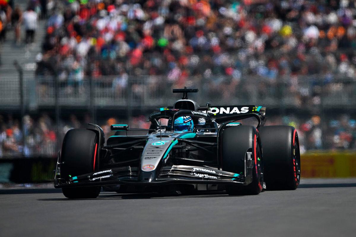Russell fastest for Mercedes ahead of Norris in second practice
