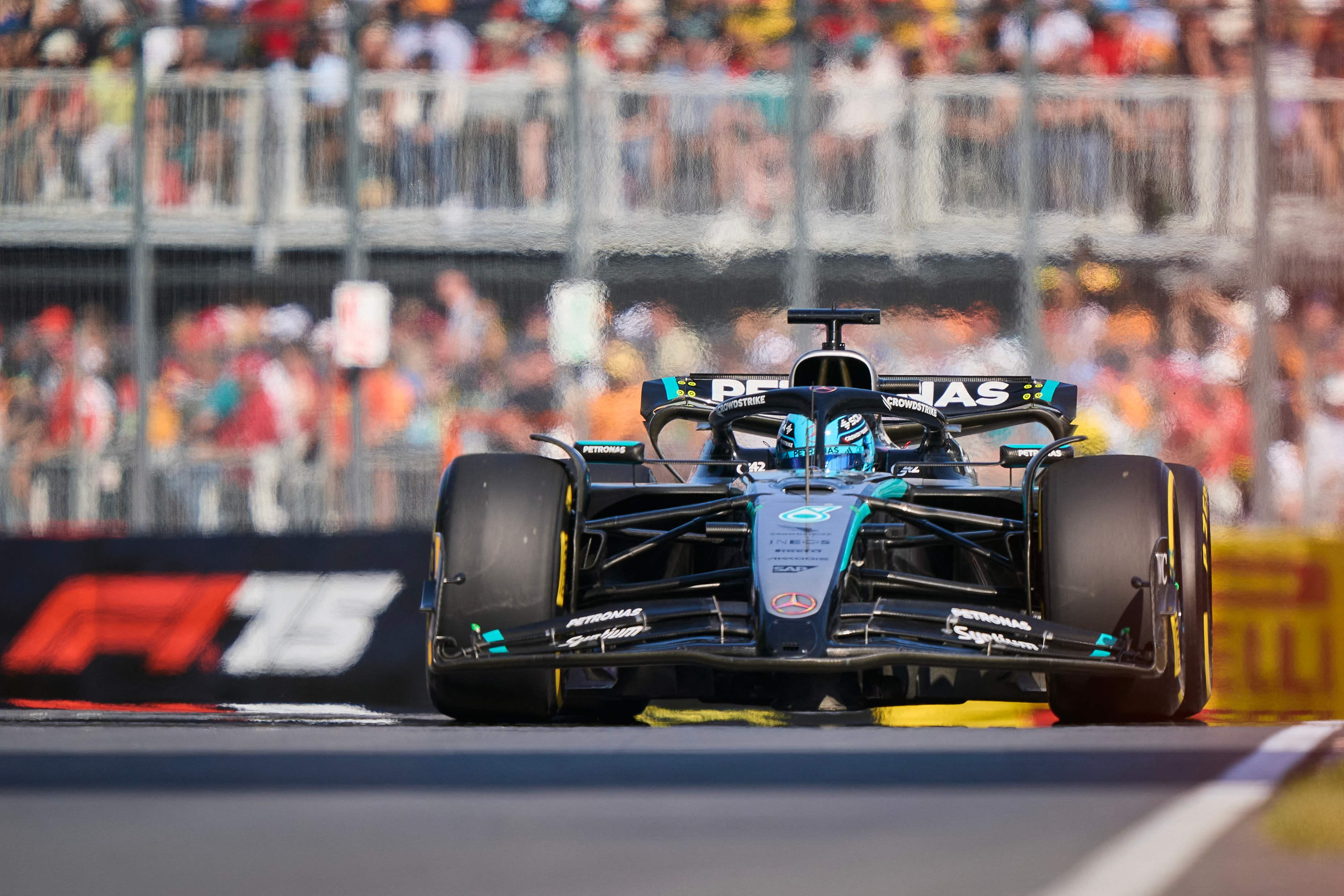 Mercedes’ George Russell claims pole for Canadian GP