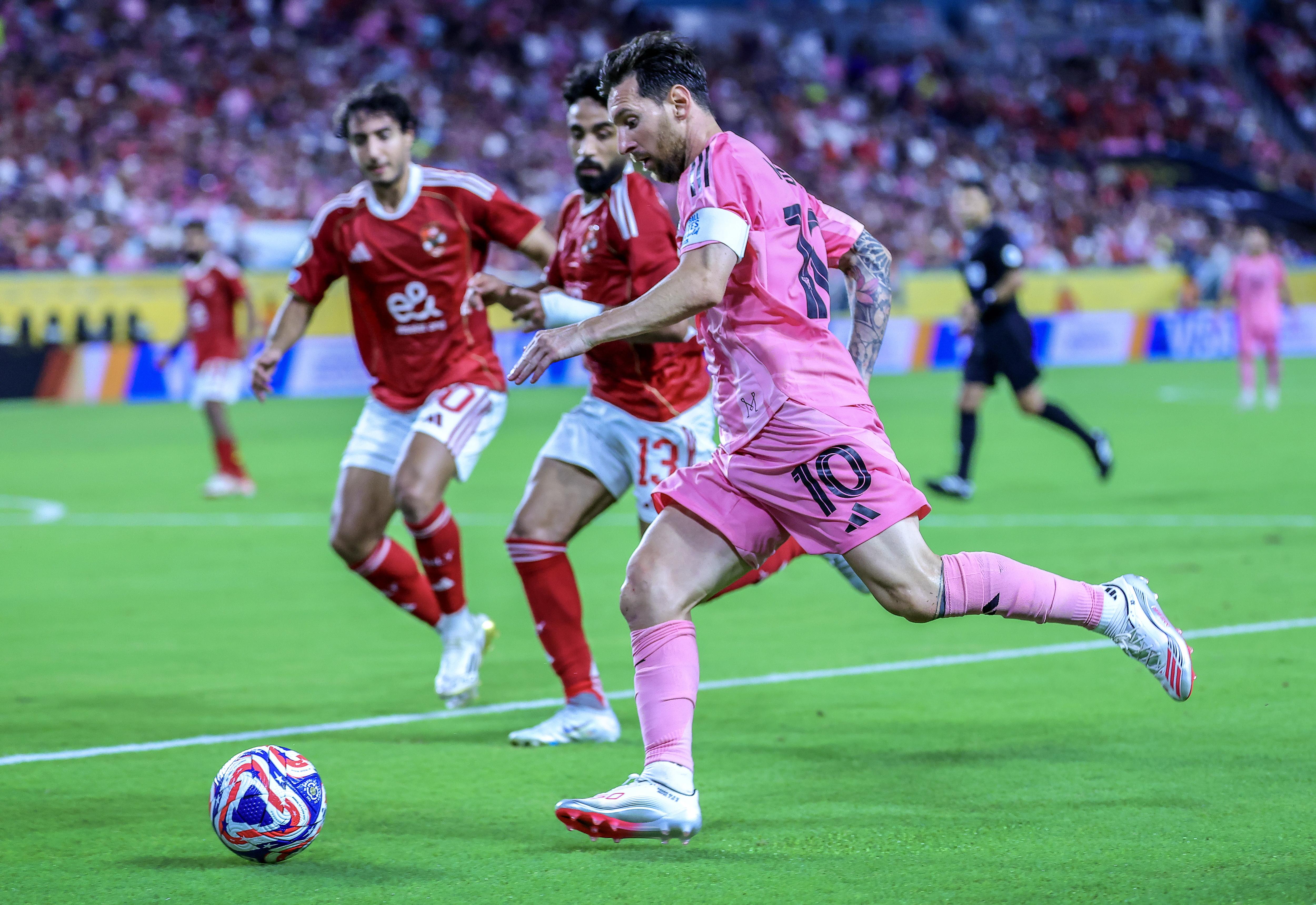 Lionel Messi denied late winner in Club World Cup opener