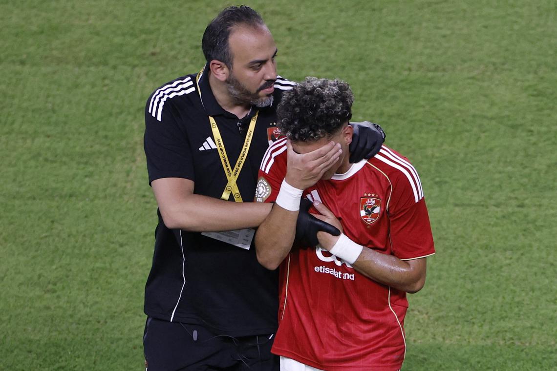 Al-Ahly midfielder Ashour to miss remainder of Club World Cup with broken collarbone