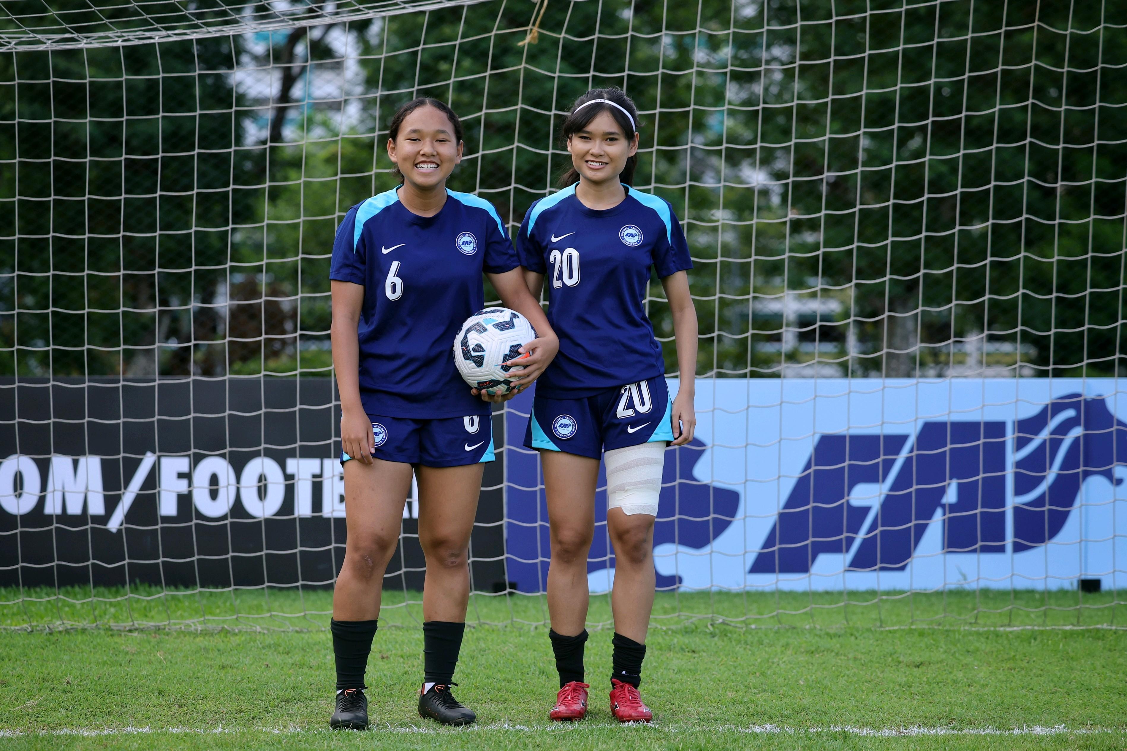 Football sisters Nurhidayu and Natasha reunite for Singapore-Hong Kong friendly