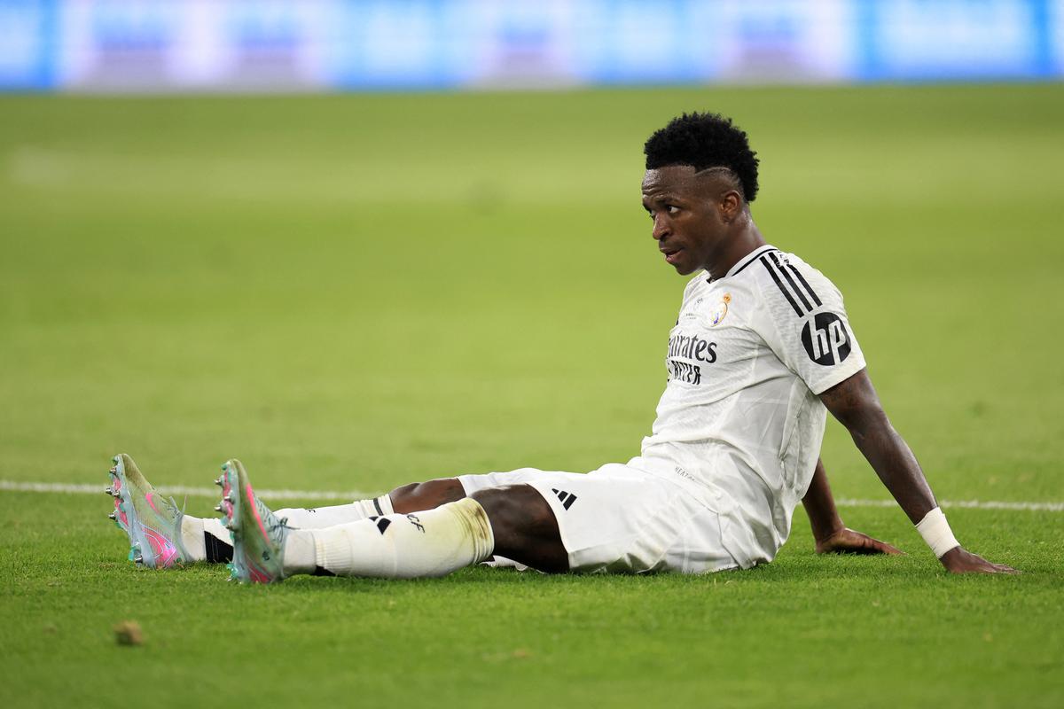 Four people handed suspended jail sentences over Vinicius Jr effigy