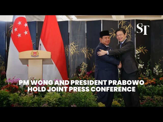 [FULL] PM Wong and President Prabowo speak at joint press conference