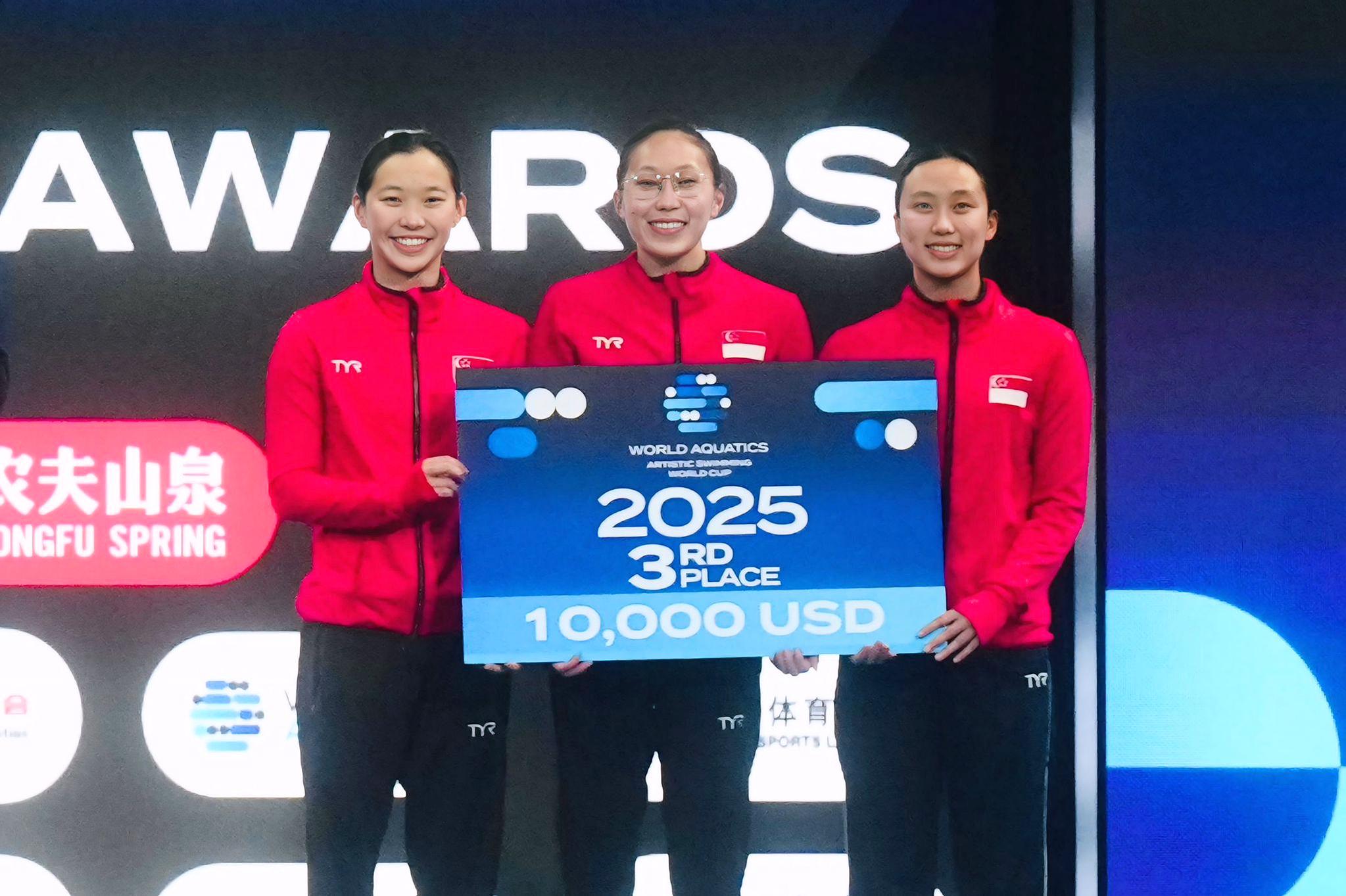 Singapore’s artistic swimmers gear up for home World C’ships with bronze in World Cup series