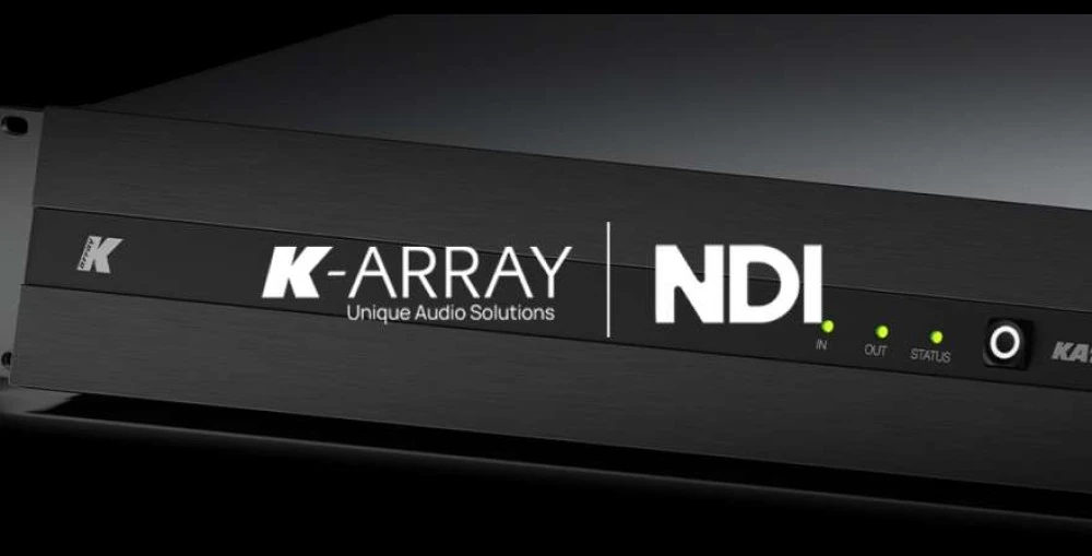 K-array Integrates NDI Across Kommander Amplifier Line in Industry First