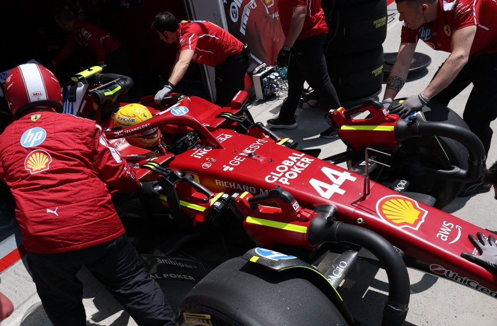 Animal lover Hamilton heartbroken after groundhog hit puts hole in Ferrari, Canada race hopes