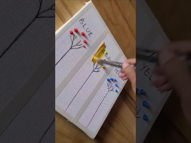Easy Art For Beginners #art #easyart #diy #shorts