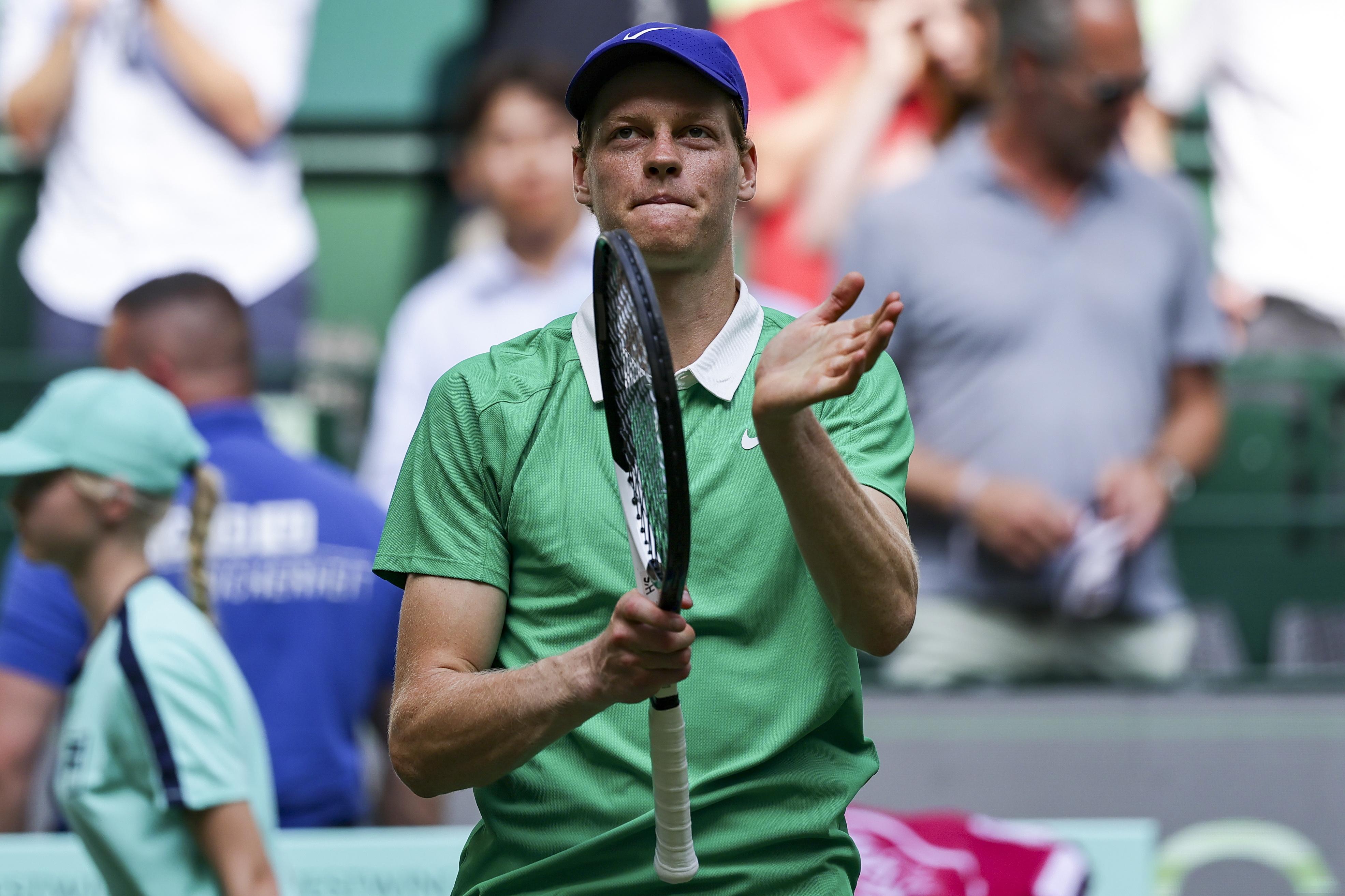 Jannik Sinner through in Halle to set up clash with former champion Alexander Bublik
