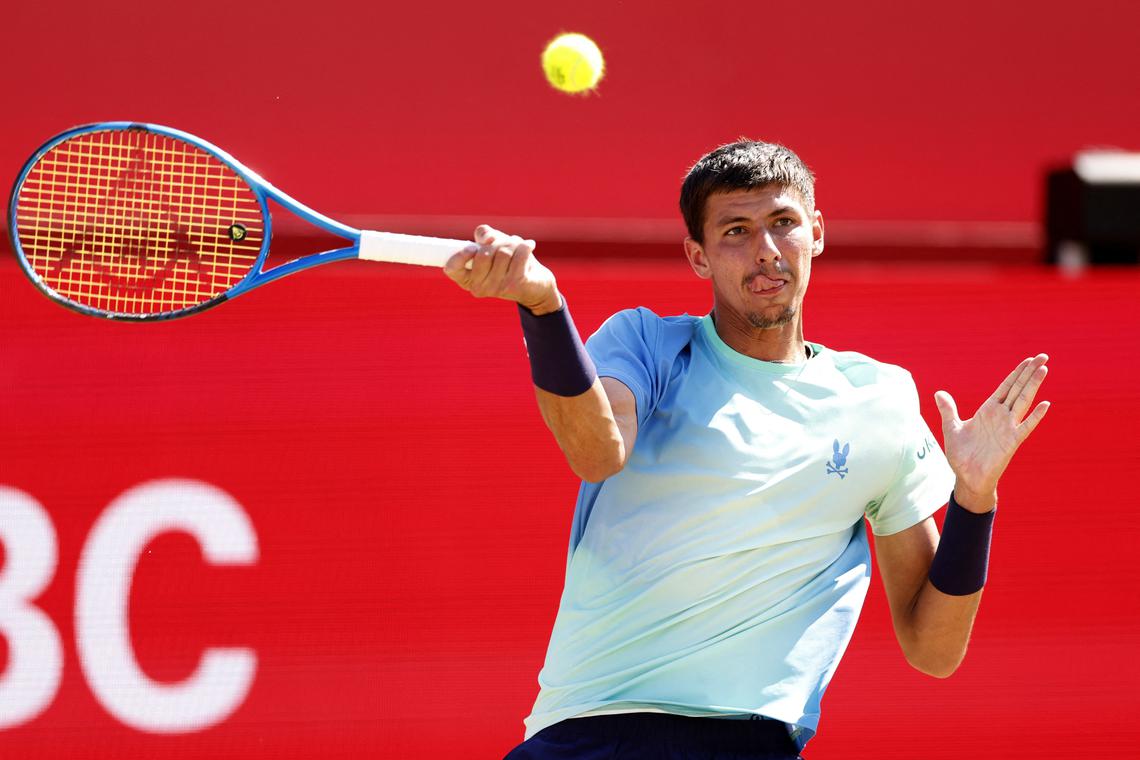 Draper revs up for Wimbledon with tough win over Popyrin at Queen's