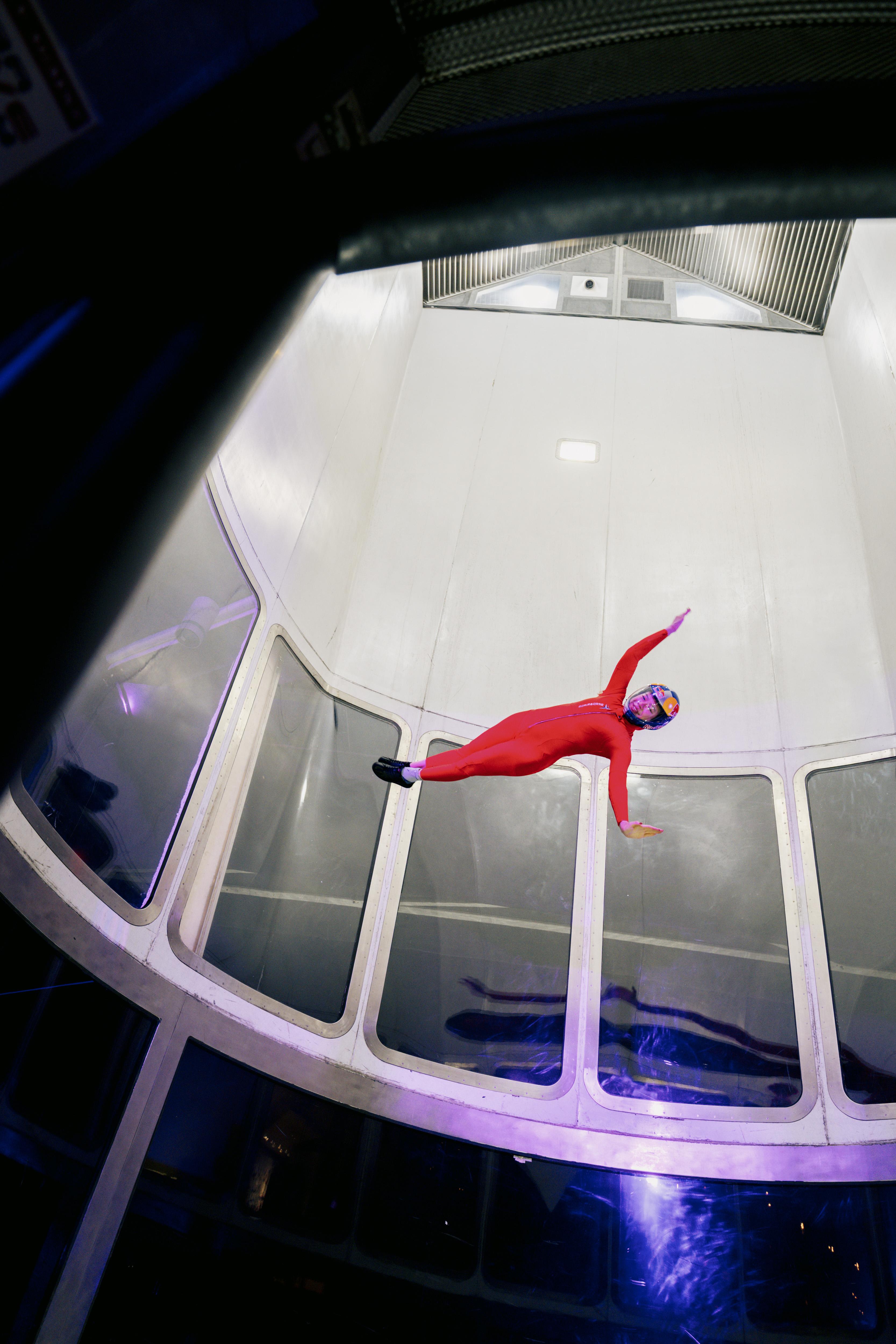 ‘Floating Ballerina Vibes’: The hypnotic allure of indoor skydiving