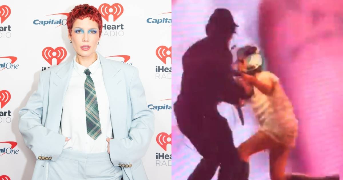 Halsey intervenes during concert to save videographer from getting burned