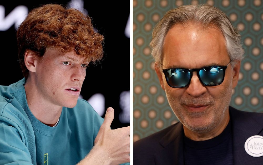 Sport meets song: Tennis star Sinner and Italian tenor Bocelli release bilingual track ‘Dust and Glory’