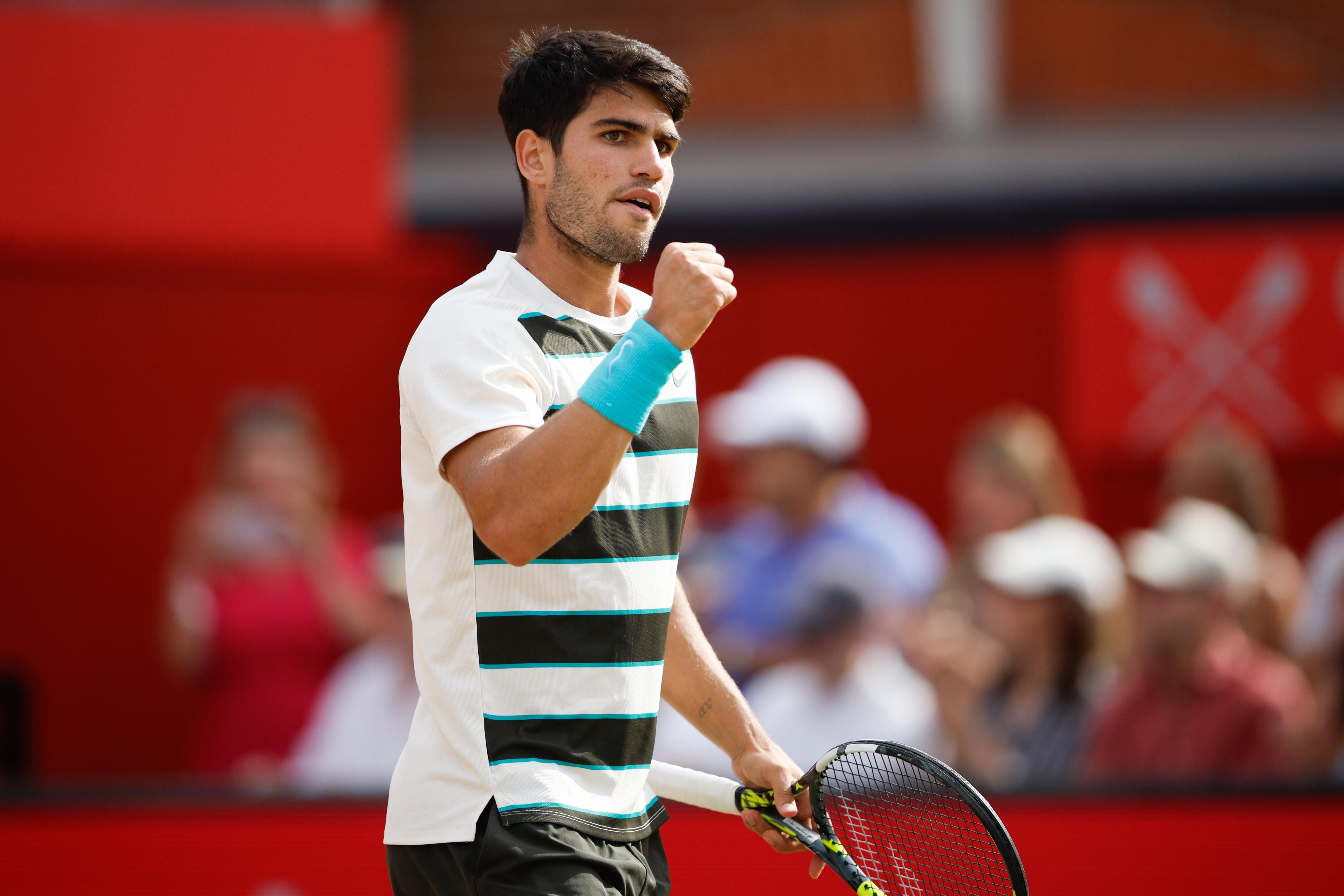 In-form Carlos Alcaraz reaches Queen’s final, Jiri Lehecka downs Jack Draper