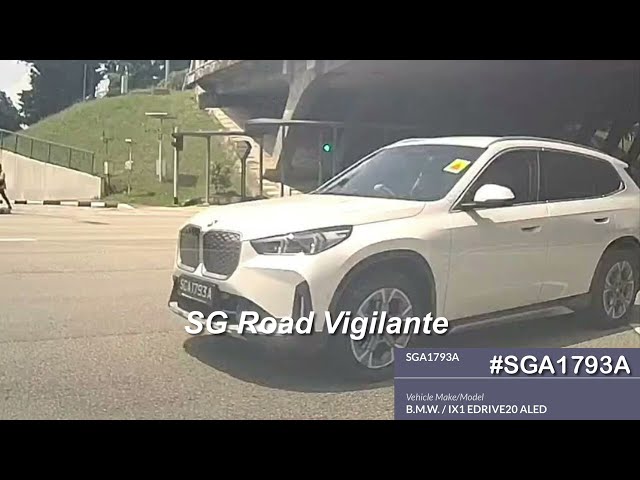 bedok north ave bmw fail to conform to red light signal