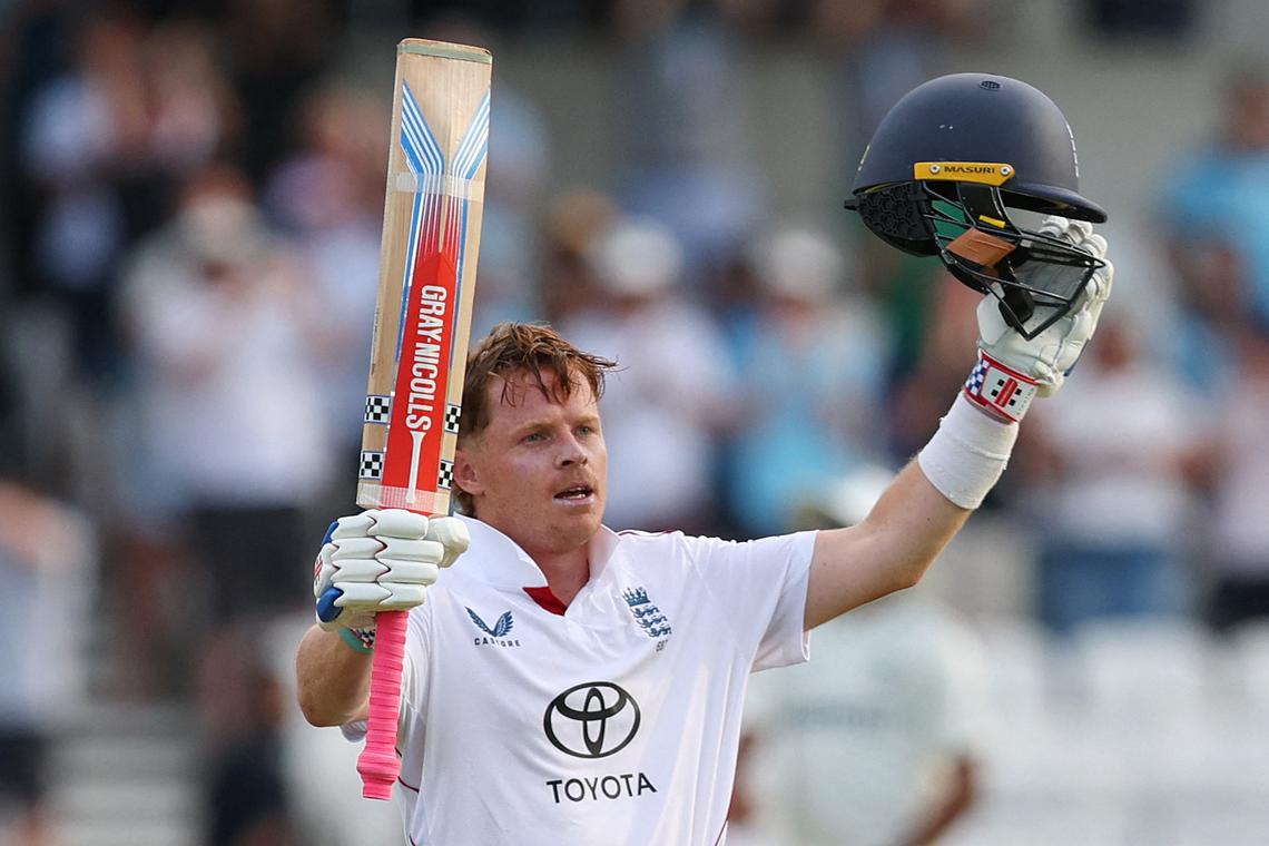Pope ton continues England revival after India collapse