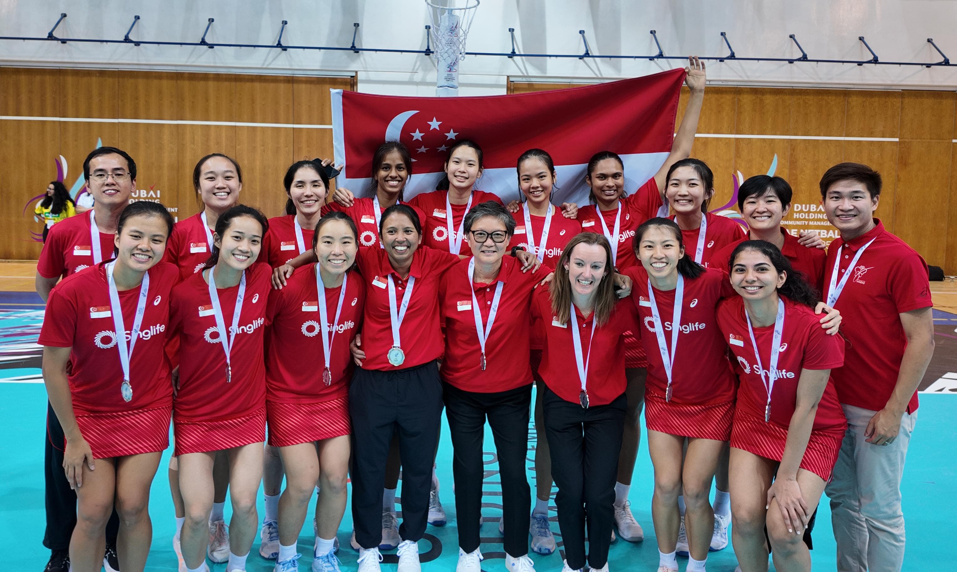 Singapore Vandas look to learn from UAE Netball Cup final loss for a crucial year ahead