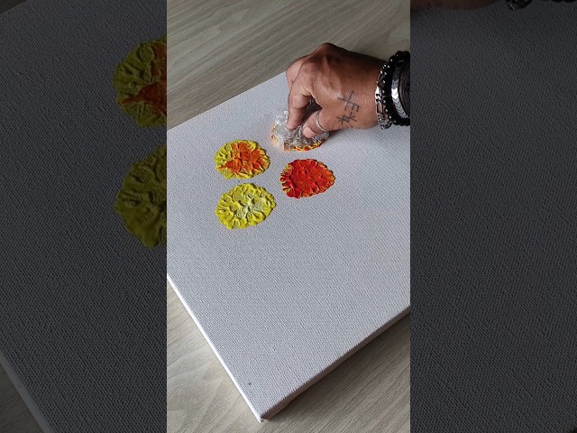 Easy art for beginners 🎨✨ #acrylicpainting #easyart #diy #shorts