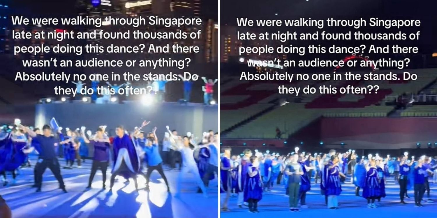 ‘Is this a cult?’: Tourist baffled by NDP rehearsal at night with no audience, netizens give ‘wrong answers only’