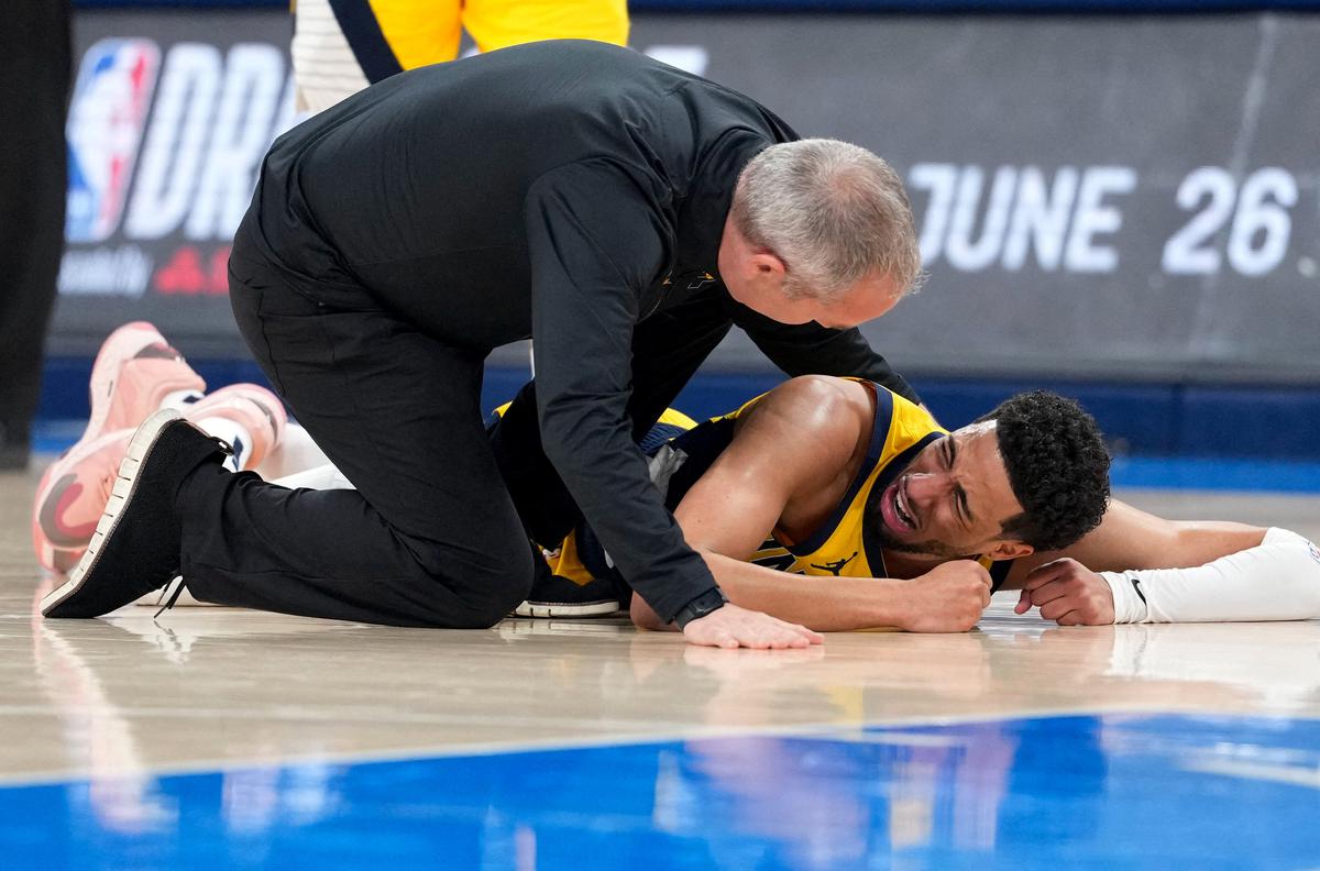 NBA-Haliburton injury casts shadow on Pacers' future after NBA Finals loss