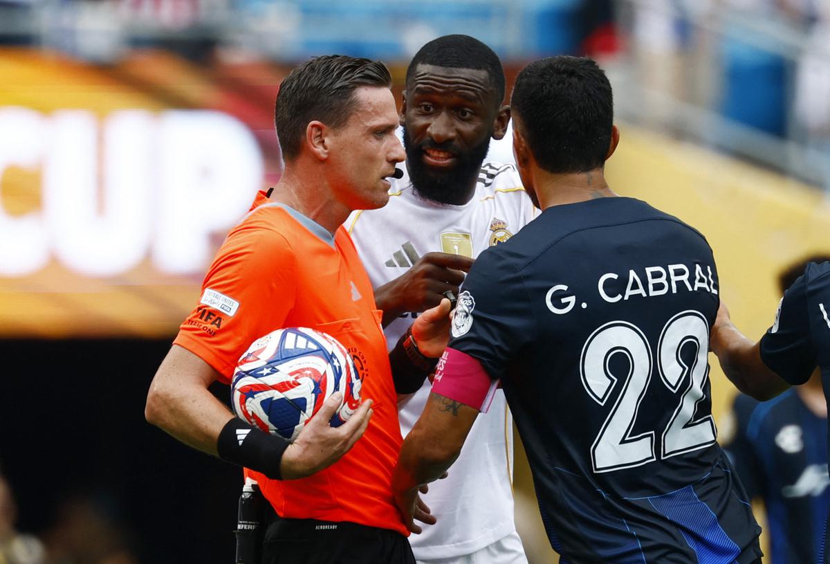 FIFA opens disciplinary proceedings against Pachuca's Cabral after Ruediger incident