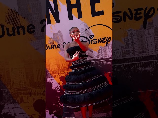 Dominique Thorne makes her entrance at the #Ironheart premiere!