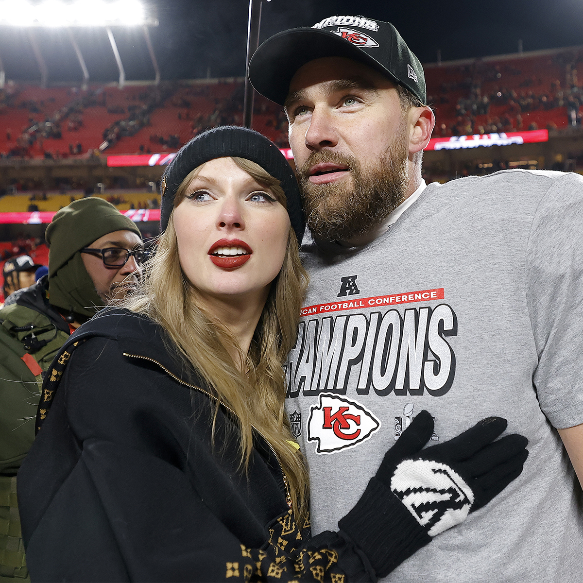 Taylor Swift and Travis Kelce Just Made Their Red Carpet Debut—Well, Kind Of