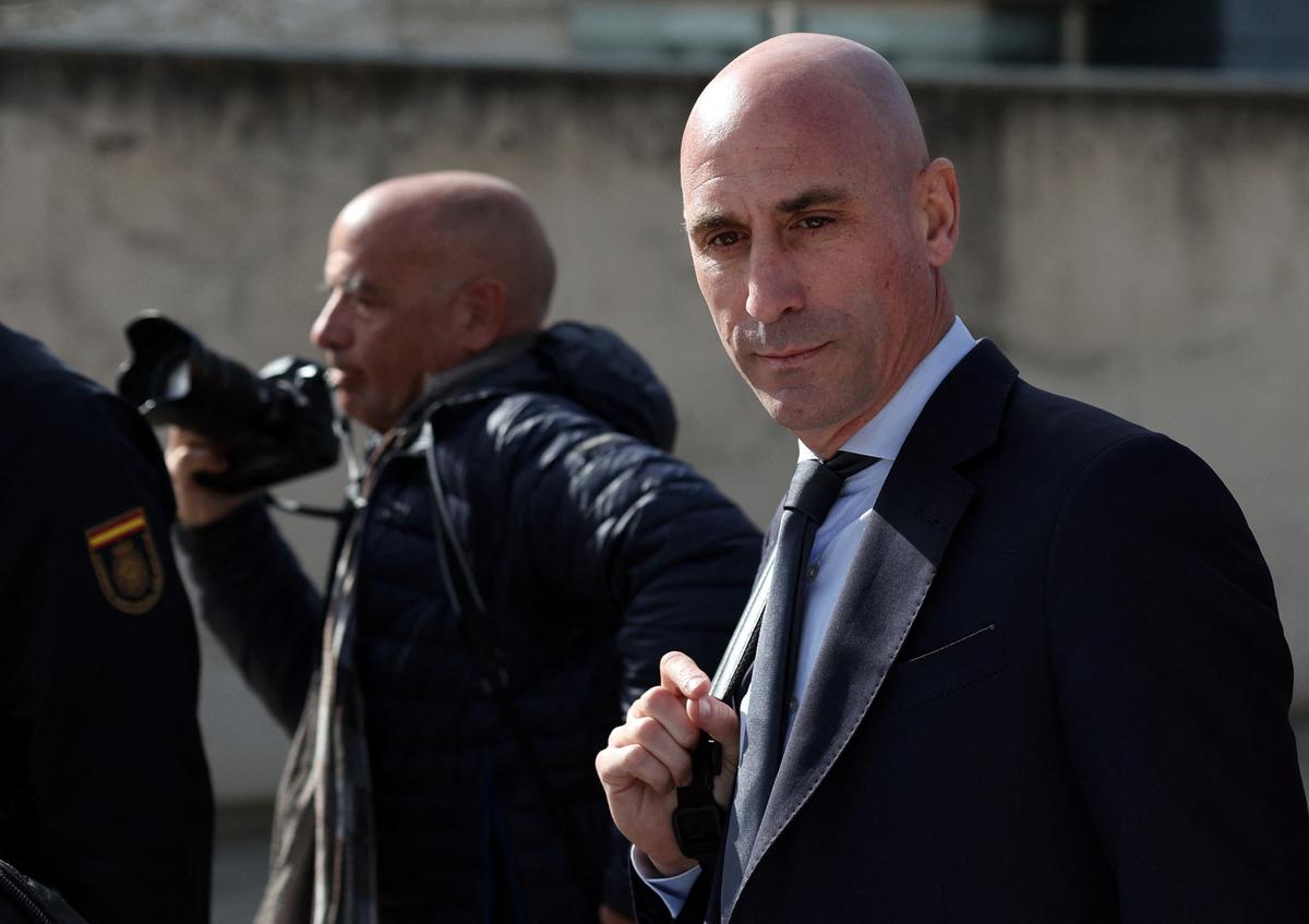 Spain’s High Court upholds conviction of ex-soccer chief Luis Rubiales in kiss case
