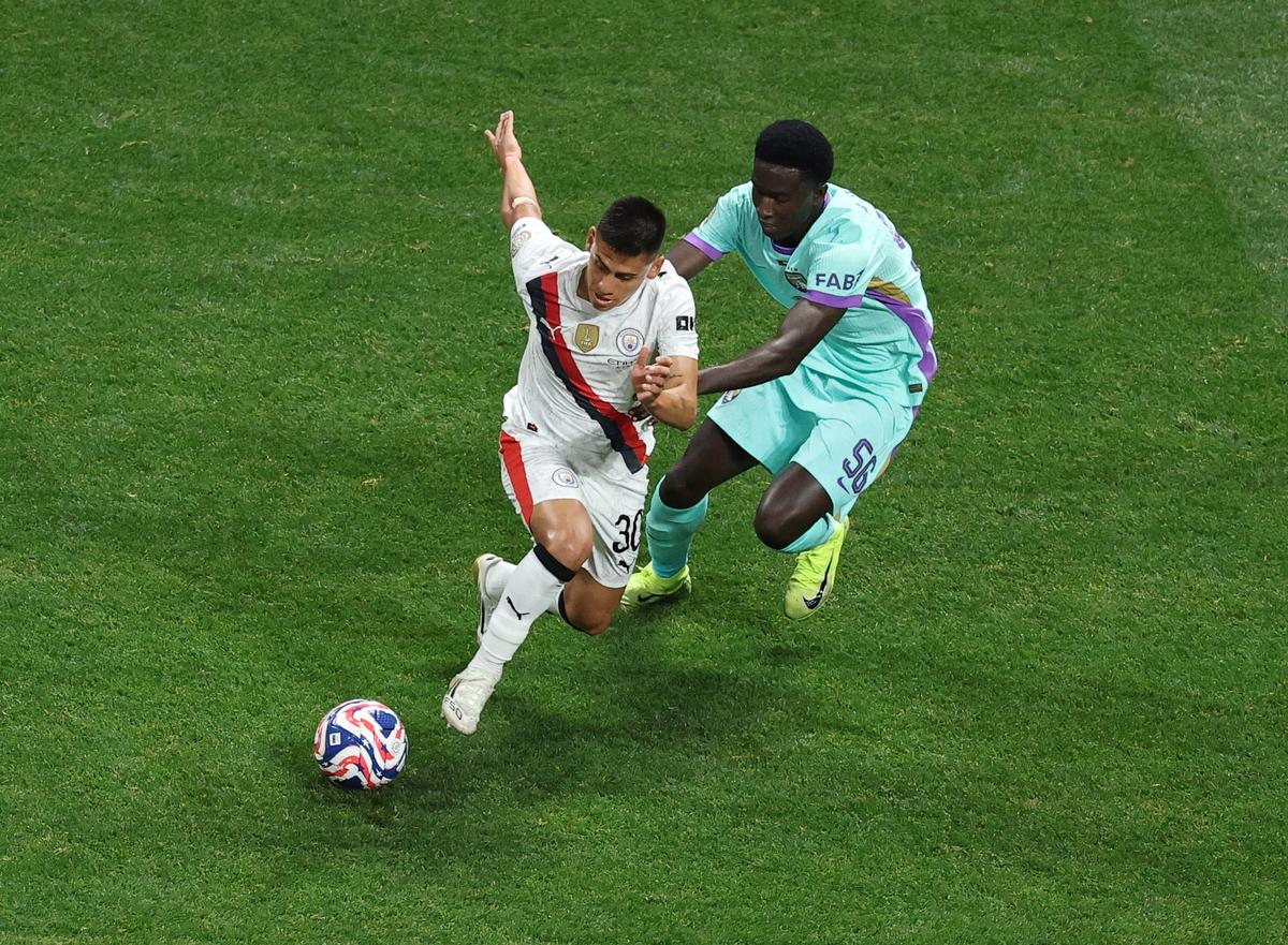 Man City's Echeverri likely to miss rest of Club World Cup with ankle injury