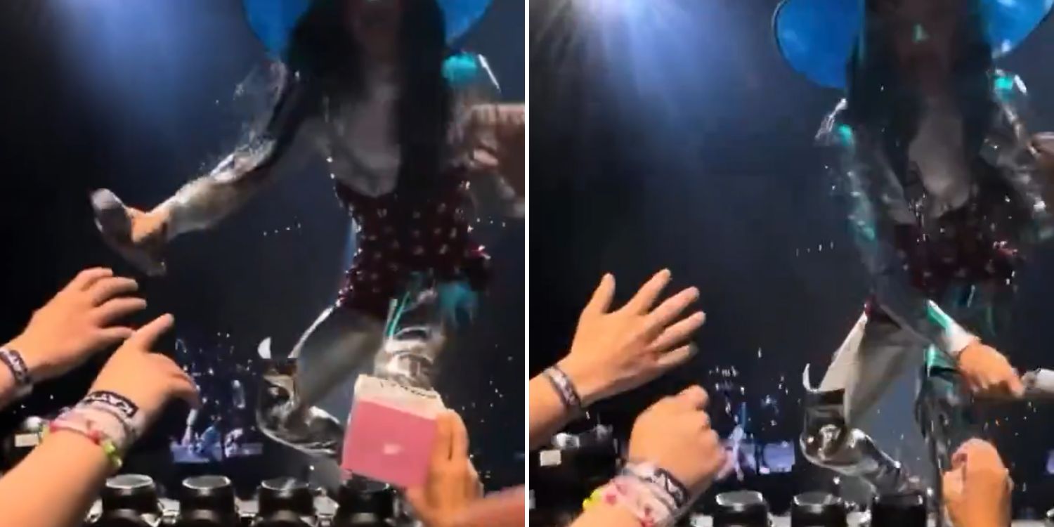 ‘No labubus’: katy perry knocks away blind box held by fan during concert in Australia