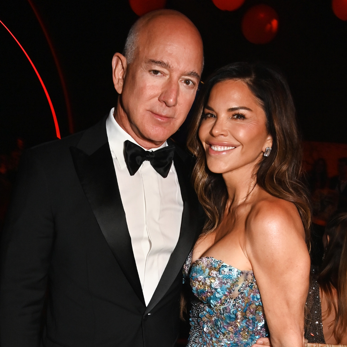 Jeff Bezos's Fiancée Lauren Sánchez Wears Jaw-Dropping Snatched Waist Look to Wedding Welcome Party