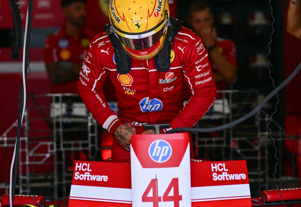 Hamilton’s struggles continue with third warning of F1 season after blocking rookie Antonelli in Austrian GP practice