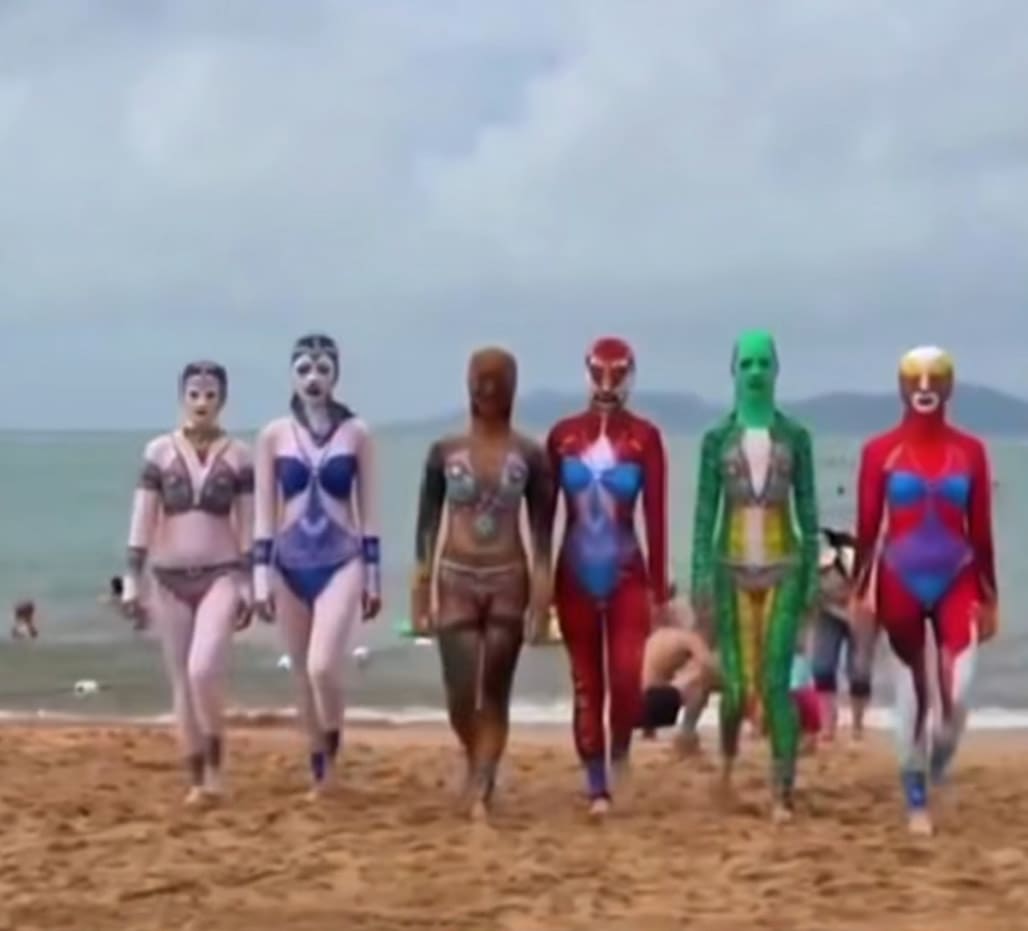 UV-Blocking Facekinis May Look Ridiculous, But It's A Multi-Billion Dollar Industry In China, Okay?
