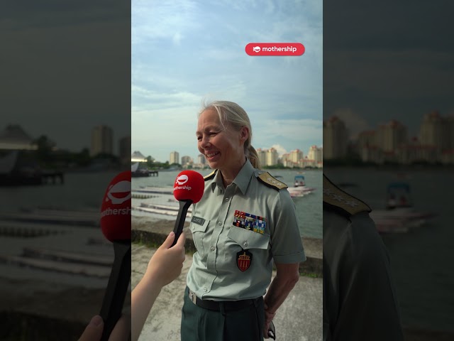 Norwegian Navy dragon boating at Kallang #sgnews
