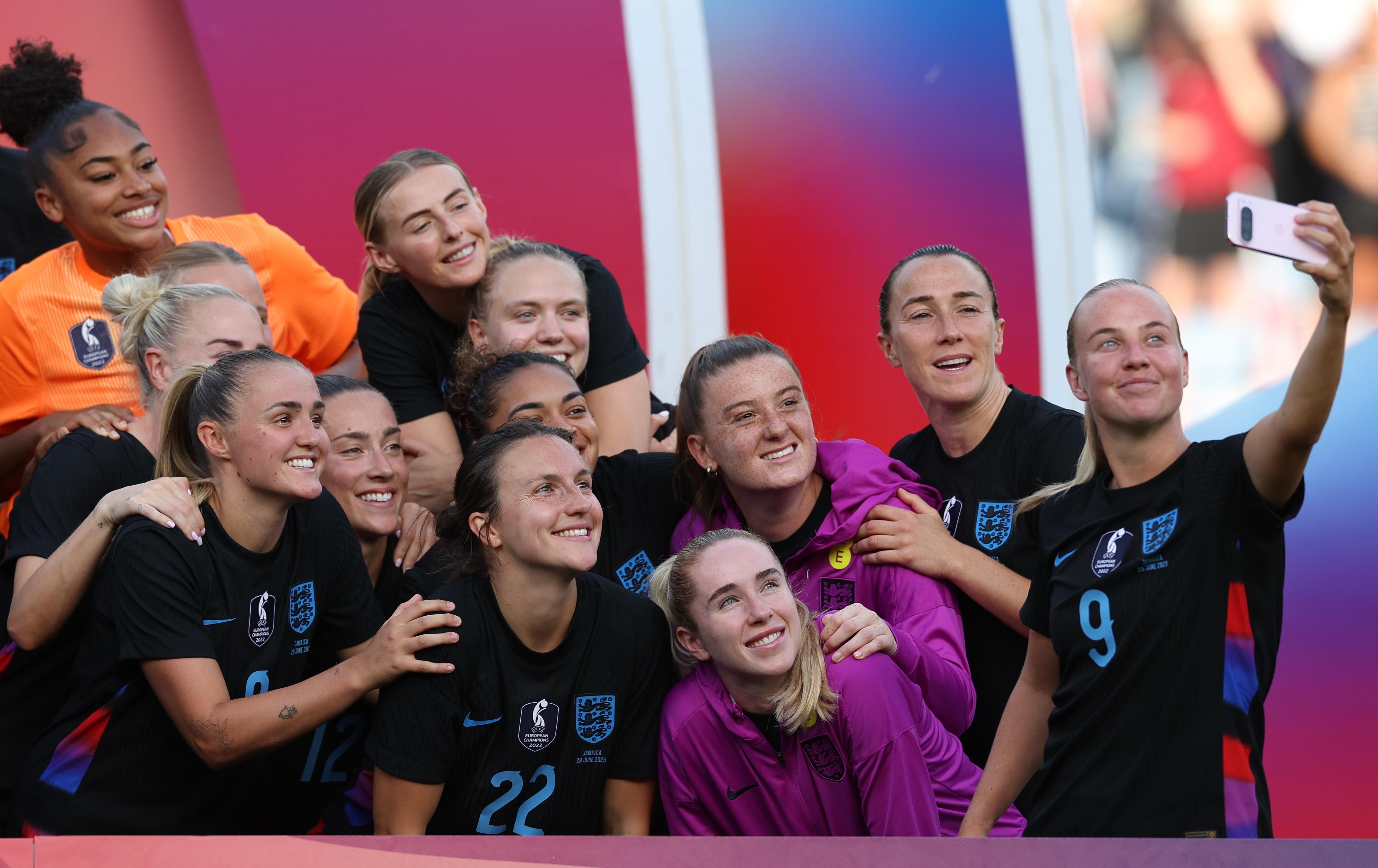 England deliver statement 7-0 win over Jamaica in final Euro 2025 warm-up