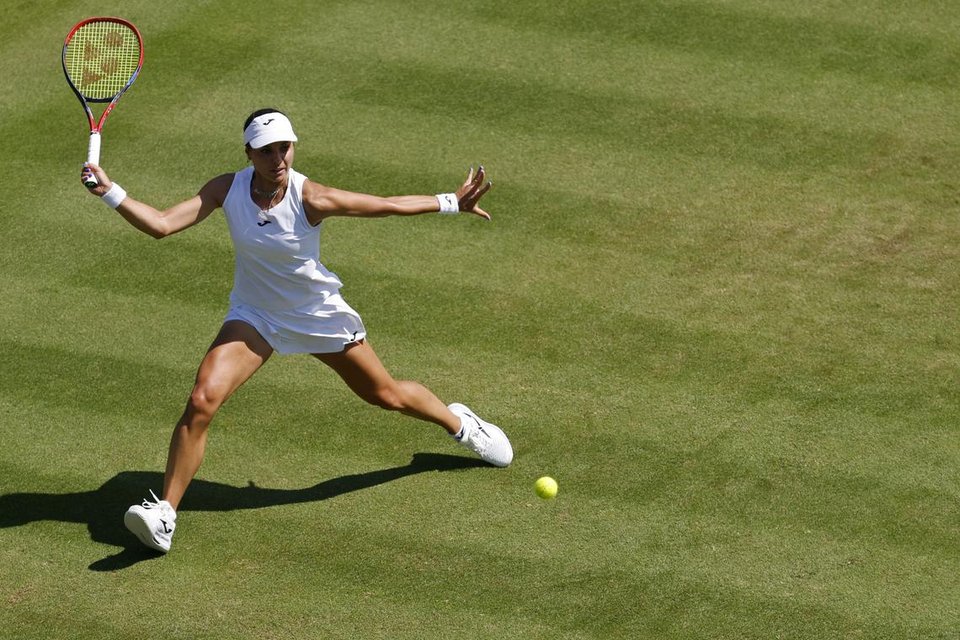 Former runner-up Jabeur retires from Wimbledon first-round match