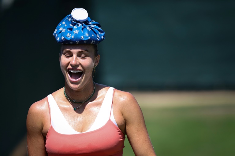 Alcaraz, Sabalenka in action on day one at sizzling Wimbledon