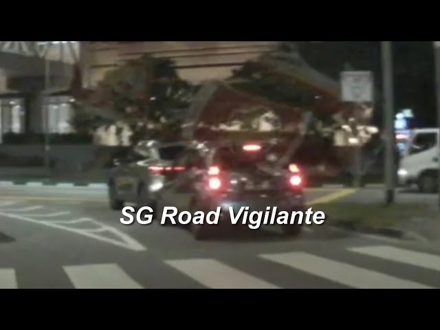 paya lebar road honda fit rear ended byd at the slip road