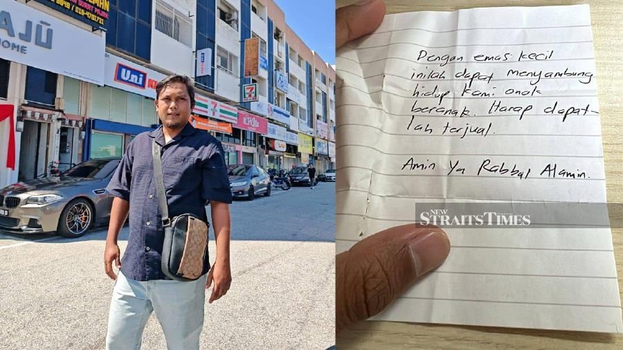 Broken chain, big heart: Gold buyer helps mum in need