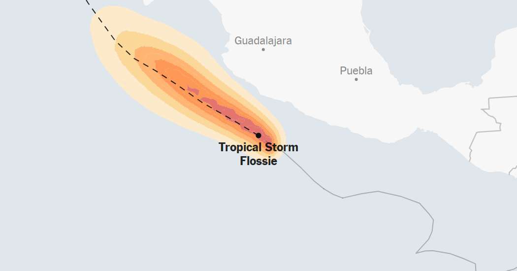 Tracking Tropical Storm Flossie