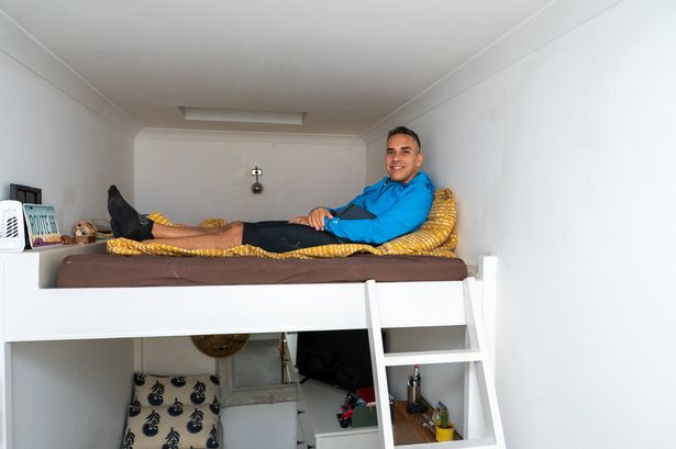 'I live in £250k former caretaker cupboard in London - daily task stops me going crazy'