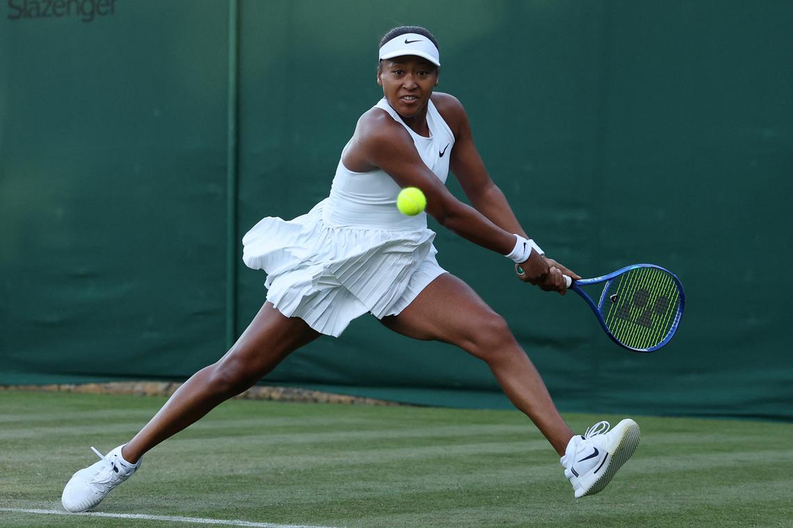 Osaka overcomes spirited Gibson to reach Wimbledon second round