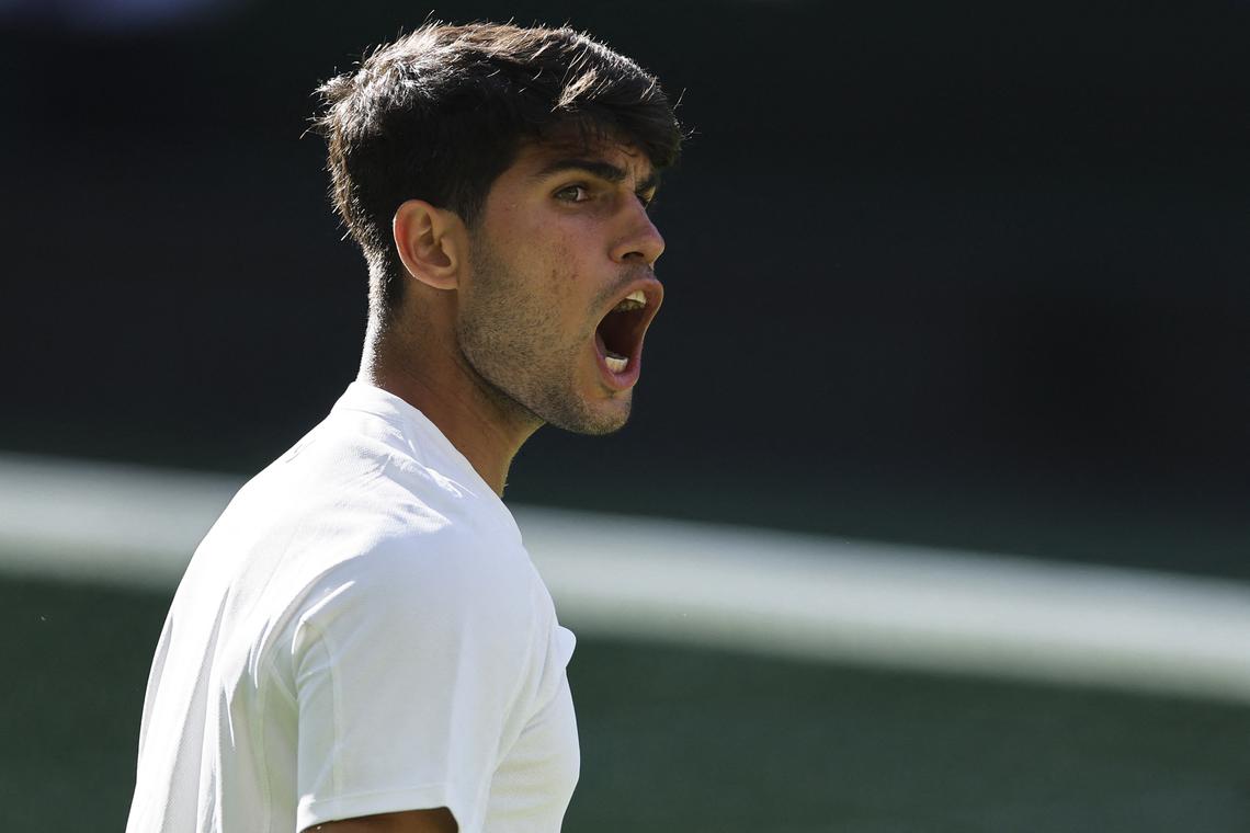 Wimbledon's main showcourt aura leaves Alcaraz a nervous wreck in opener